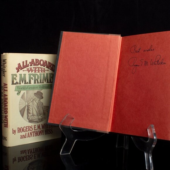 All Aboard with E.M. Frimbo - Signed First Edition | Railroad History | Vintage - Picture 3 of 7